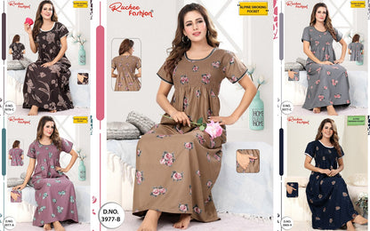 Smoking Alpine Ruchee Fashion Night Gowns Supplier India