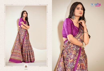 Smriti Vipul Satin Silk Sarees Manufacturer
