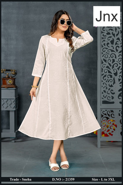 Sneha Jnx Anarkali Kurtis Manufacturer India