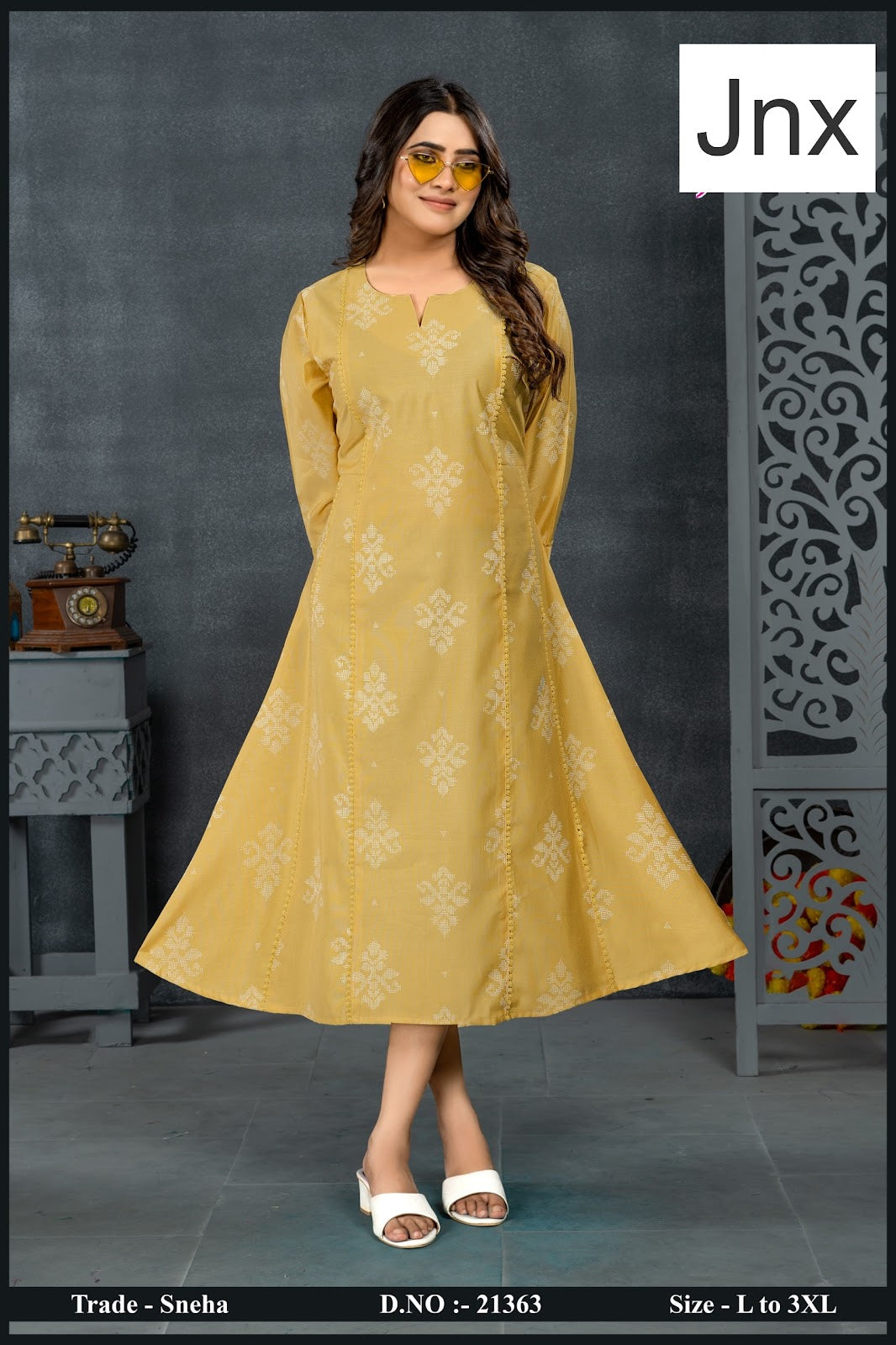 Sneha Jnx Anarkali Kurtis Manufacturer India