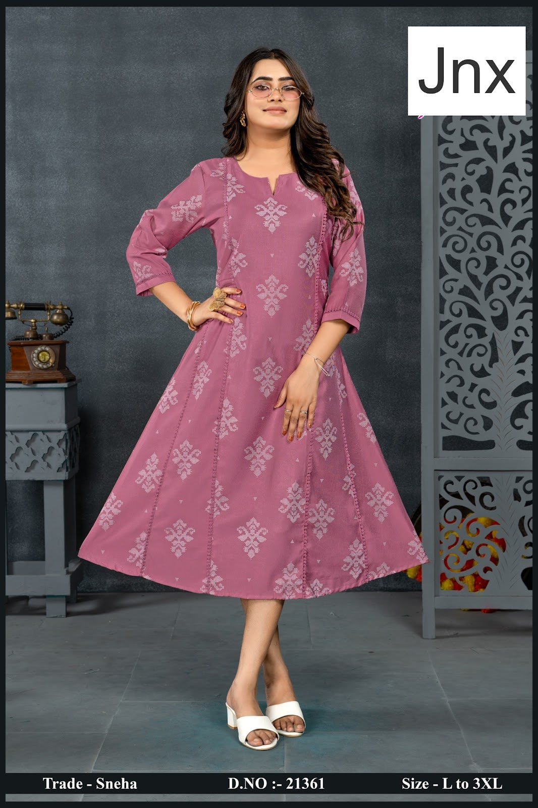 Sneha Jnx Anarkali Kurtis Manufacturer India