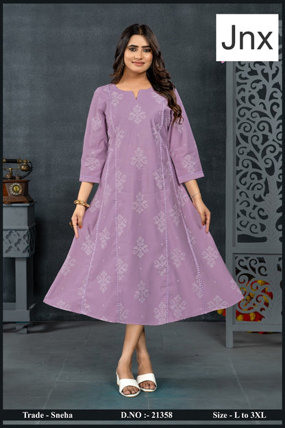 Sneha Jnx Anarkali Kurtis Manufacturer India