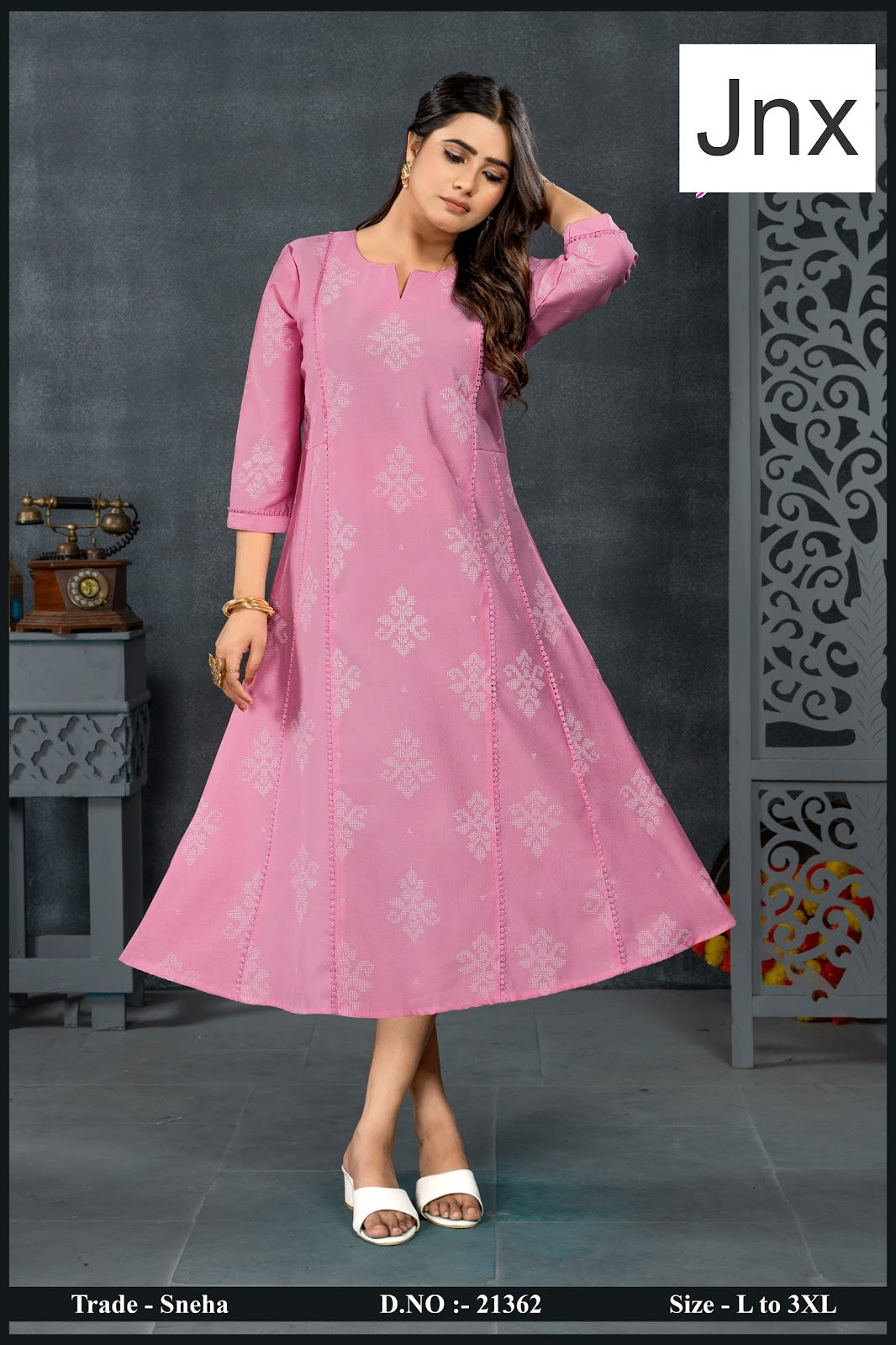 Sneha Jnx Anarkali Kurtis Manufacturer India