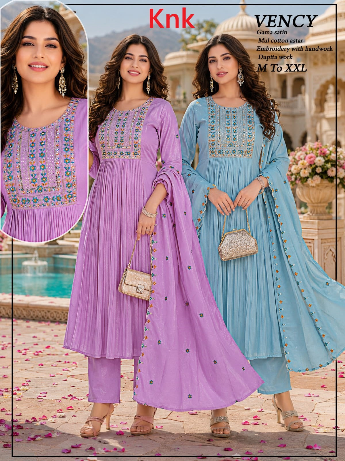 Sneha Knk Satin Readymade Anarkali Suits Manufacturer
