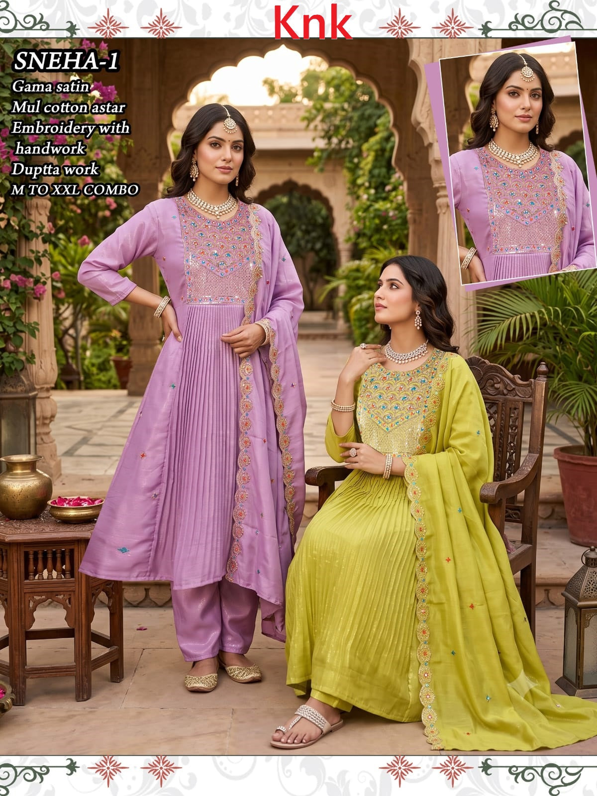 Sneha Knk Satin Readymade Anarkali Suits Manufacturer