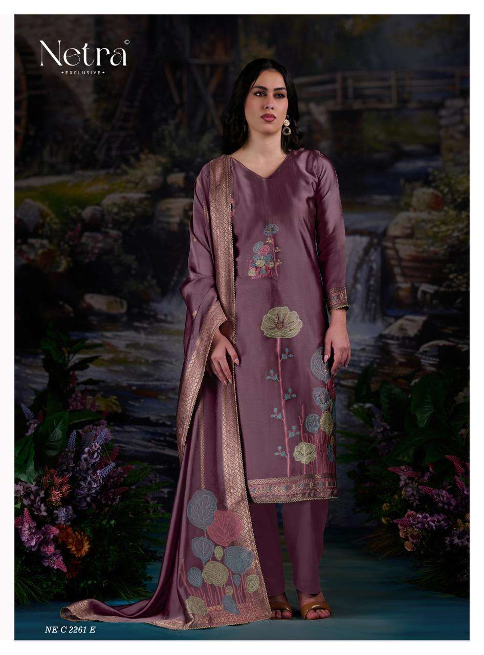 Sneha Netra Woven Silk Pant Style Suits Wholesaler Gujarat