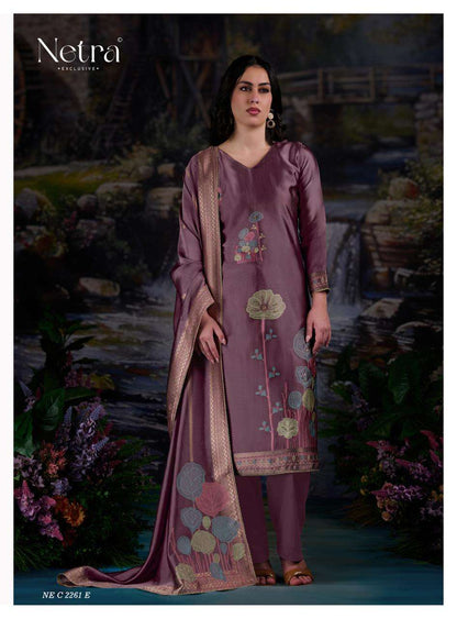 Sneha Netra Woven Silk Pant Style Suits Wholesaler Gujarat