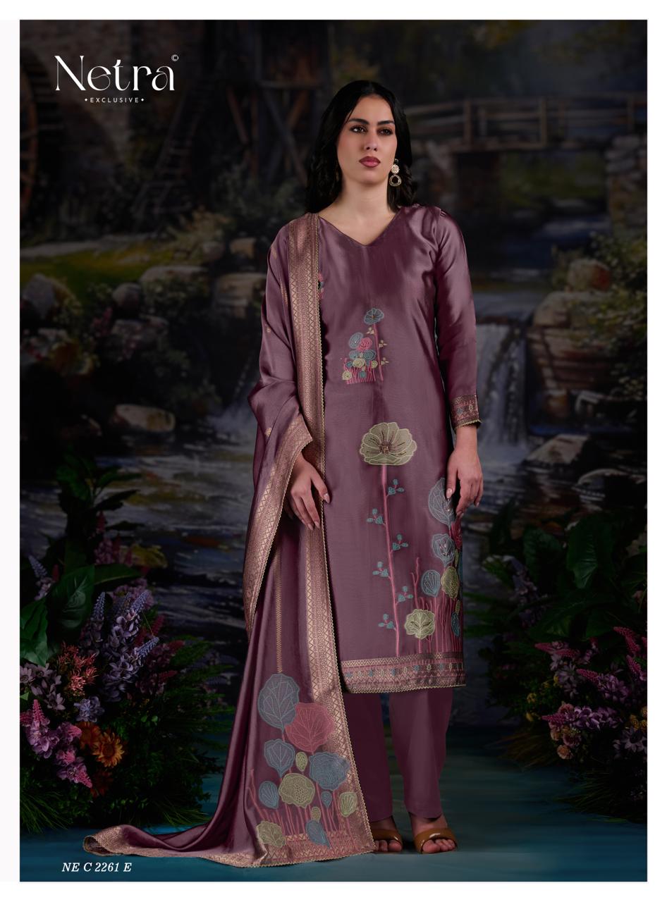 Sneha Netra Woven Silk Pant Style Suits Wholesaler Gujarat