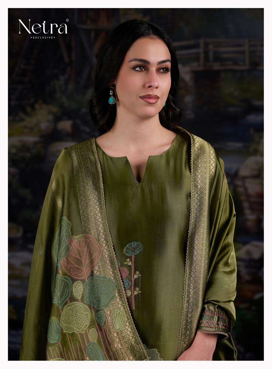 Sneha Netra Woven Silk Pant Style Suits Wholesaler Gujarat