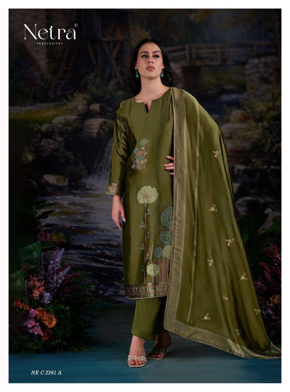 Sneha Netra Woven Silk Pant Style Suits Wholesaler Gujarat