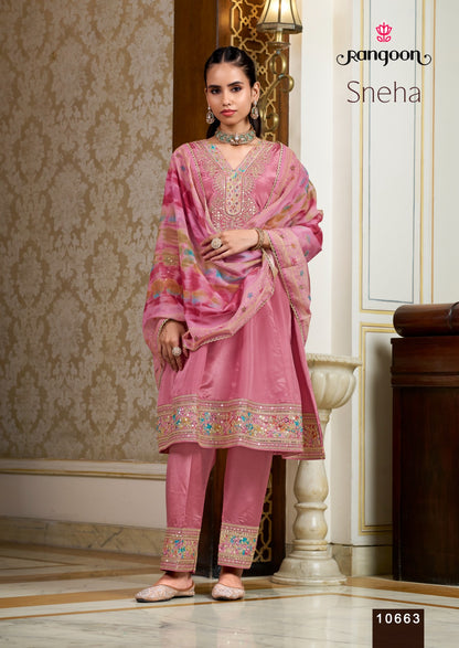 Sneha Rangoon Ho Readymade Anarkali Suits Wholesaler India