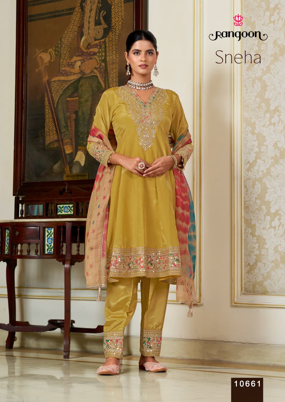 Sneha Rangoon Ho Readymade Anarkali Suits Wholesaler India