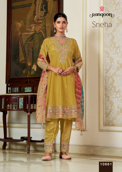 Sneha Rangoon Ho Readymade Anarkali Suits Wholesaler India