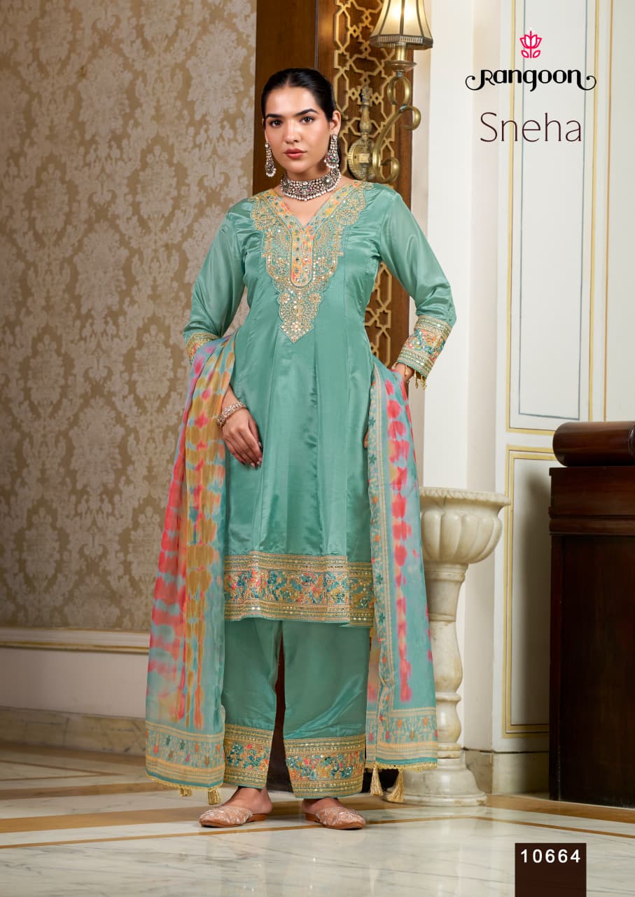 Sneha Rangoon Ho Readymade Anarkali Suits Wholesaler India