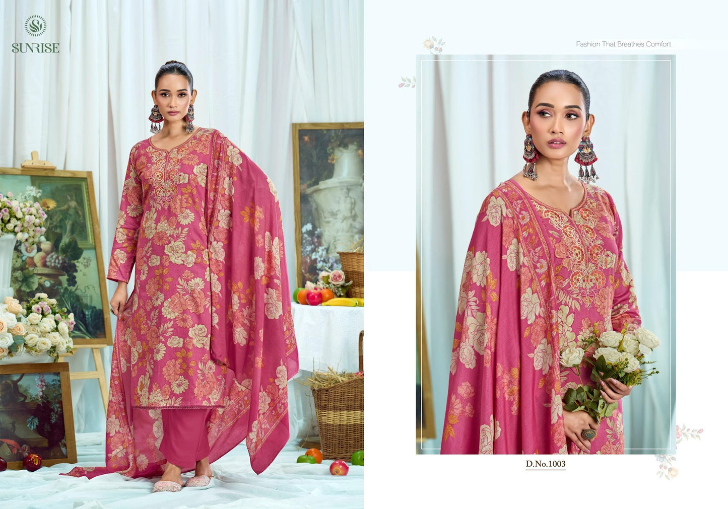 Sneha Sunrise Jam Satin Pant Style Suits Wholesaler Gujarat