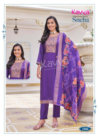 Sneha Vol 1 Kavya Viscose Readymade Pant Style Suits Manufacturer Gujarat