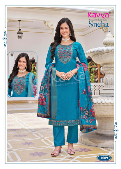 Sneha Vol 1 Kavya Viscose Readymade Pant Style Suits Manufacturer Gujarat