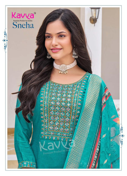 Sneha Vol 1 Kavya Viscose Readymade Pant Style Suits Manufacturer Gujarat