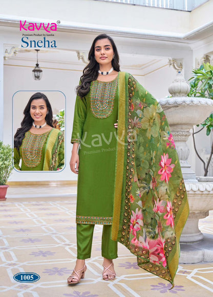 Sneha Vol 1 Kavya Viscose Readymade Pant Style Suits Manufacturer Gujarat