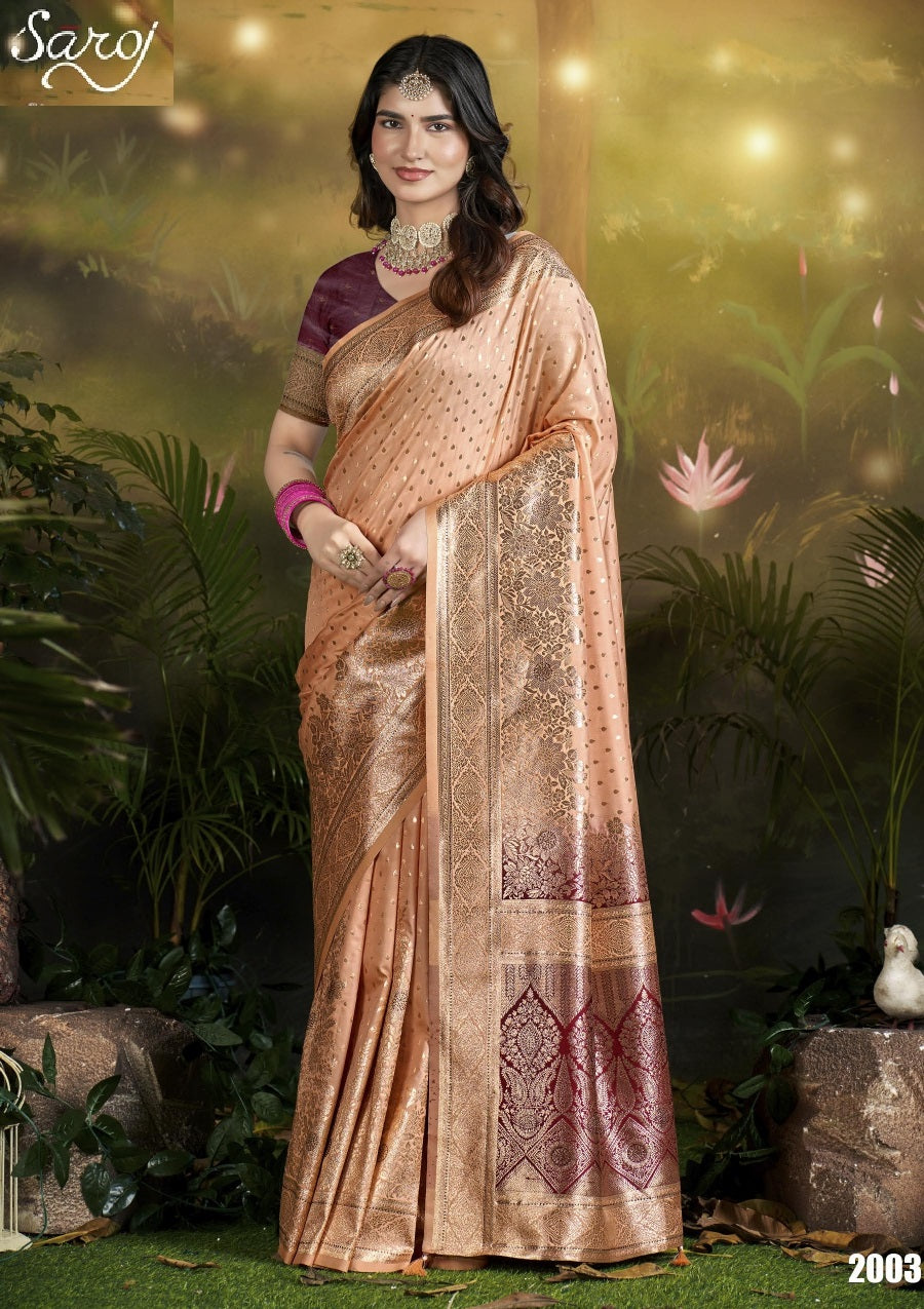 Snehlata Silk Saroski Vol 2 Saroj Sarees Wholesale Price