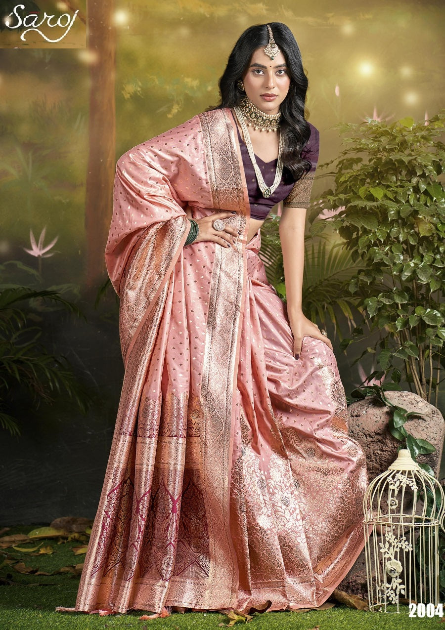 Snehlata Silk Saroski Vol 2 Saroj Sarees Wholesale Price
