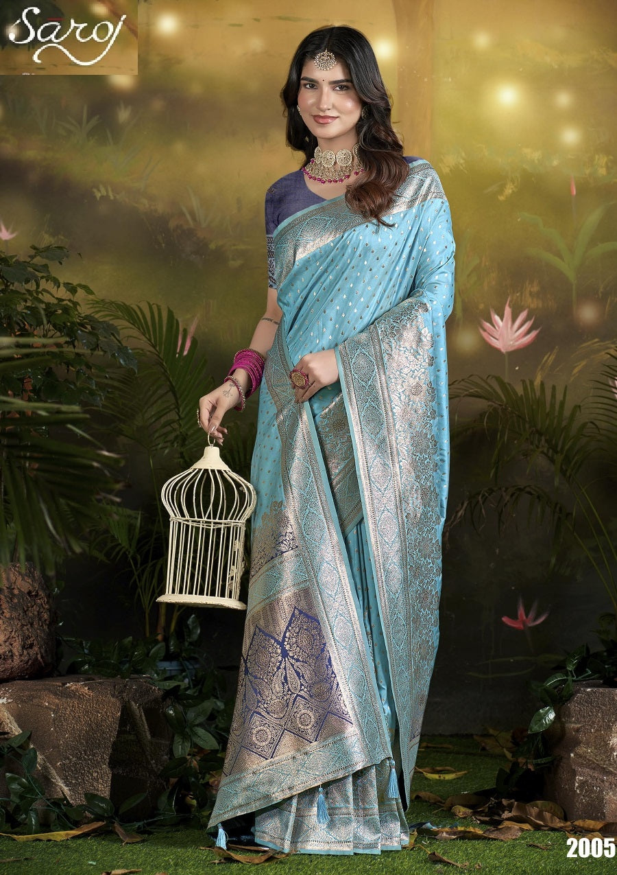 Snehlata Silk Saroski Vol 2 Saroj Sarees Wholesale Price