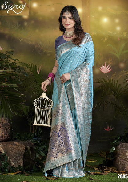 Snehlata Silk Saroski Vol 2 Saroj Sarees Wholesale Price