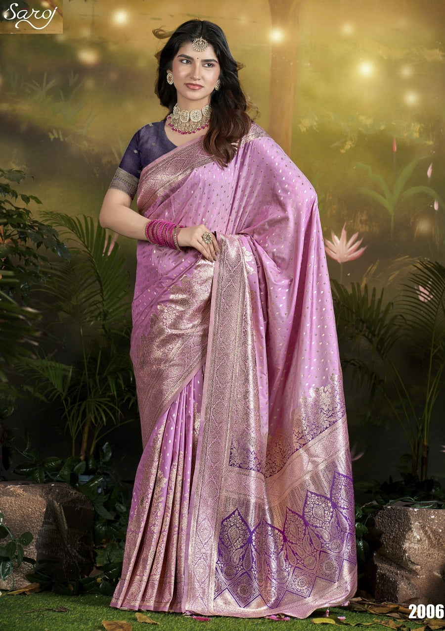Snehlata Silk Saroski Vol 2 Saroj Sarees Wholesale Price