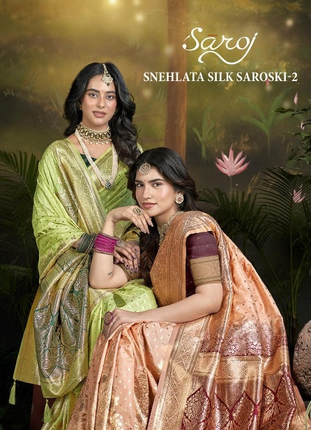 Snehlata Silk Saroski Vol 2 Saroj Sarees Wholesale Price