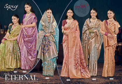 Snehlata Silk Saroski Vol 4 Saroj Sarees Manufacturer Gujarat