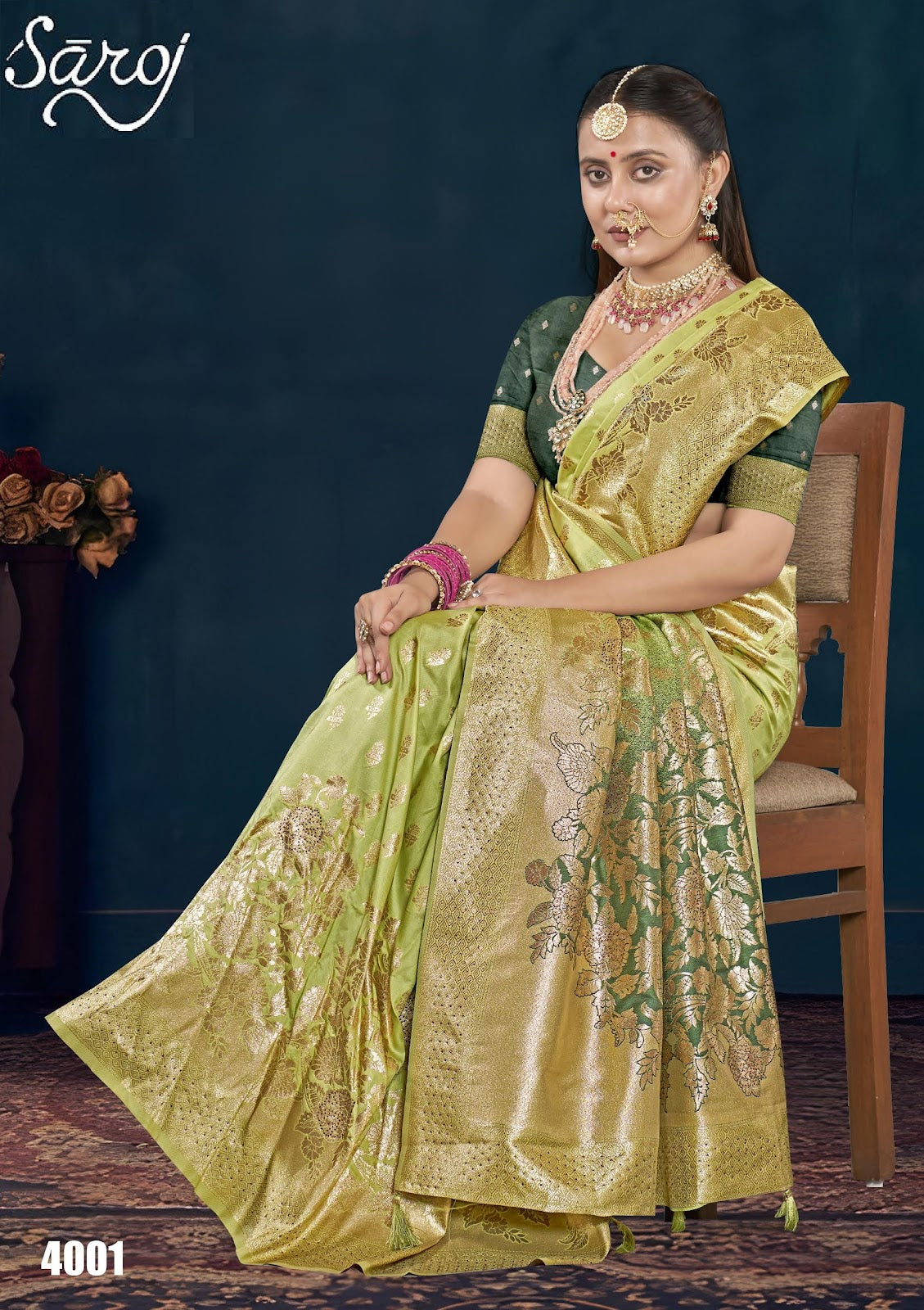 Snehlata Silk Saroski Vol 4 Saroj Sarees Manufacturer Gujarat