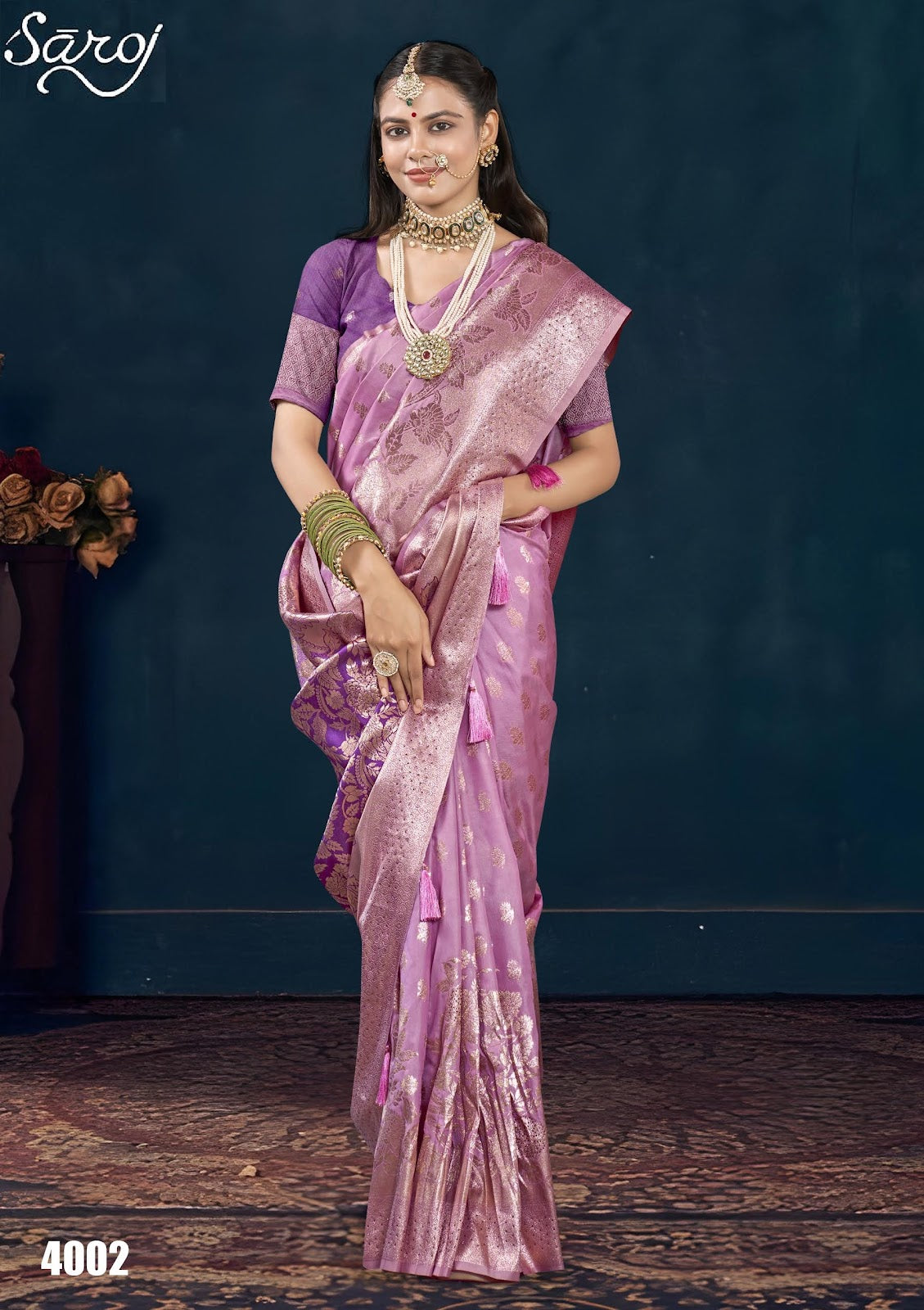 Snehlata Silk Saroski Vol 4 Saroj Sarees Manufacturer Gujarat