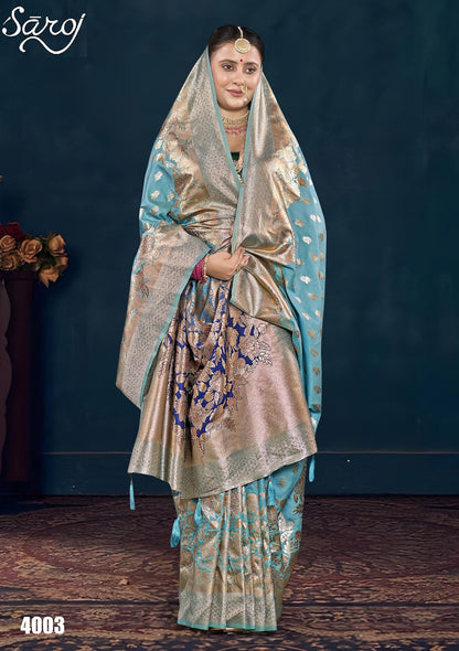 Snehlata Silk Saroski Vol 4 Saroj Sarees Manufacturer Gujarat