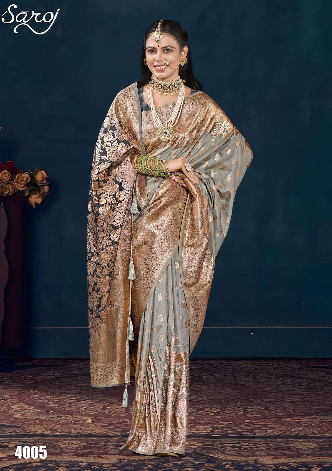 Snehlata Silk Saroski Vol 4 Saroj Sarees Manufacturer Gujarat