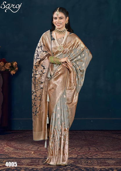 Snehlata Silk Saroski Vol 4 Saroj Sarees Manufacturer Gujarat