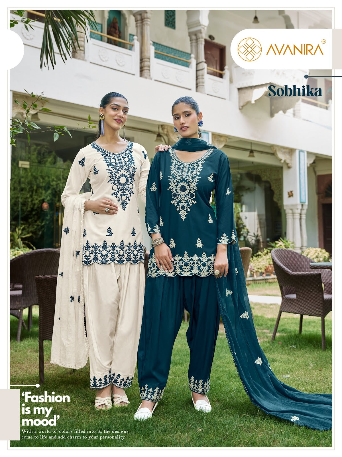 Sobhika Avanira Rayon Readymade Suits Exporter Gujarat
