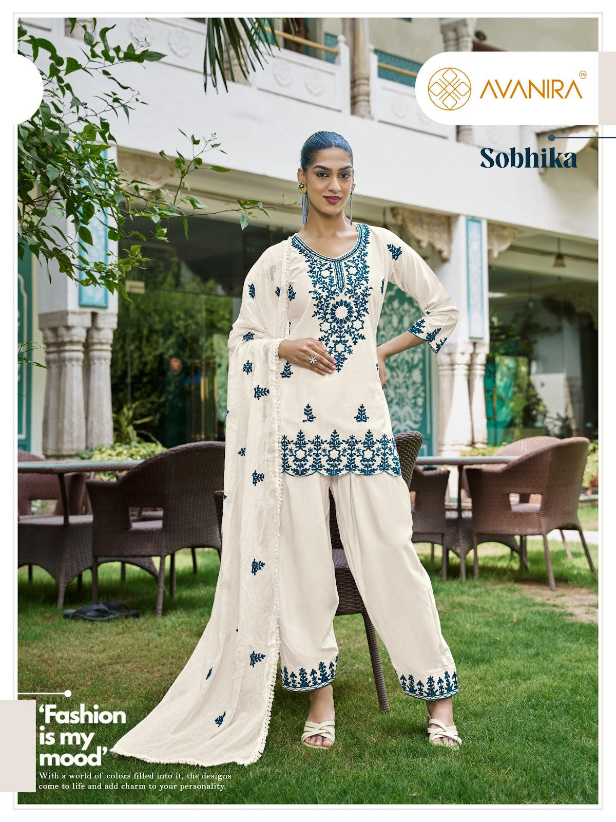 Sobhika Avanira Rayon Readymade Suits Exporter Gujarat