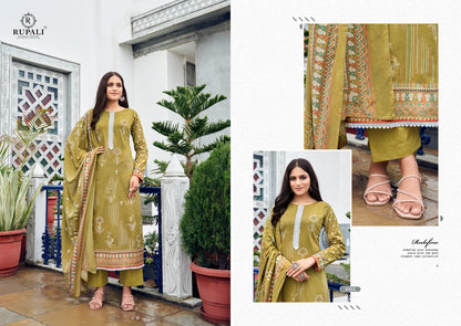 Sobhita Rupali Pure Cotton Pant Style Suits Exporter