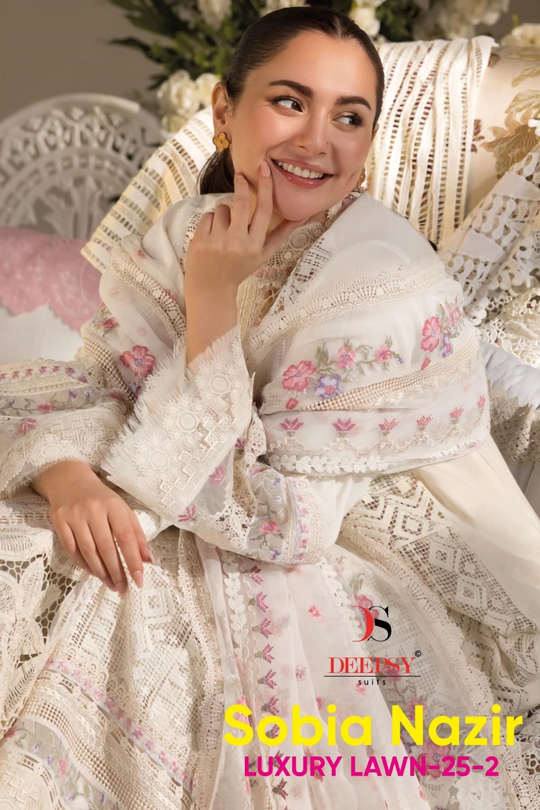 Sobia Nazir 25-2 Luxury Lawn Deepsy Cotton Pakistani Salwar Suits Exporter India