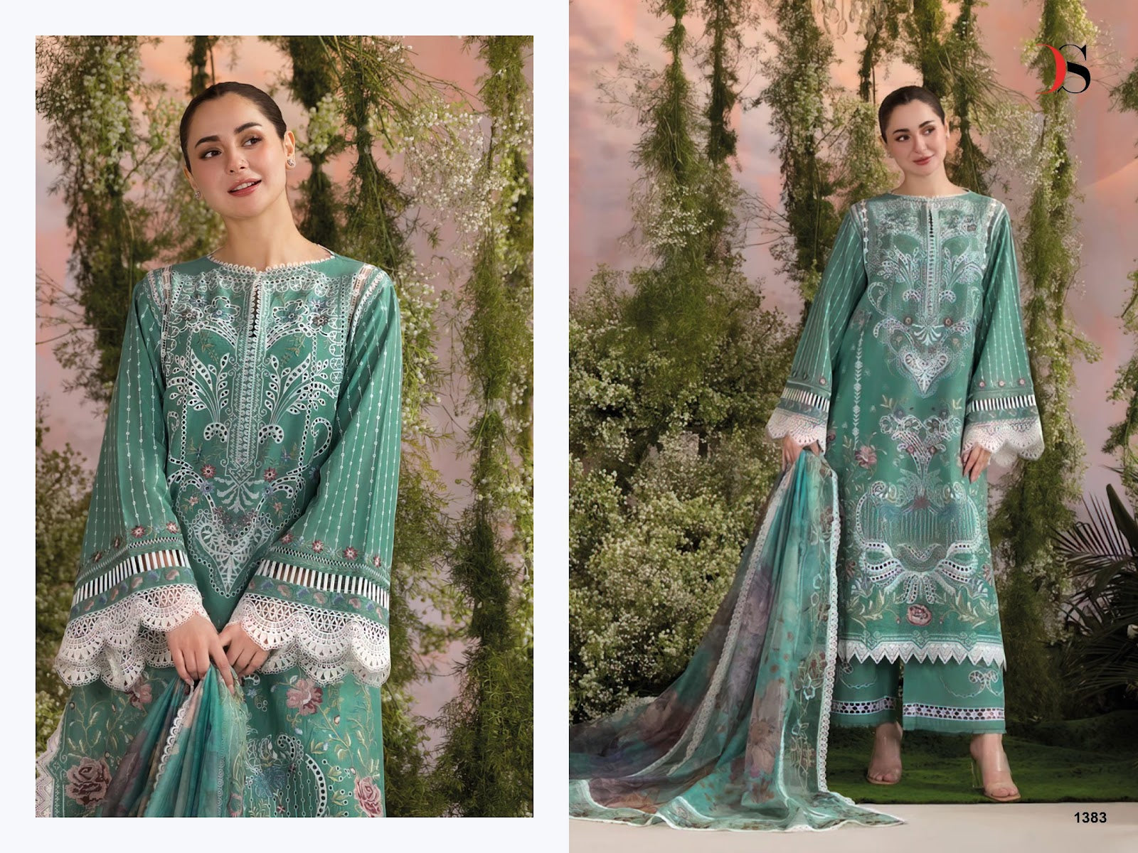 Sobia Nazir 25-2 Luxury Lawn Deepsy Cotton Pakistani Salwar Suits Exporter India