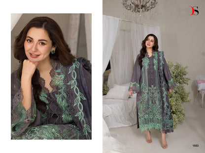 Sobia Nazir 4 Luxury Lawn Deepsy Cotton Pakistani Patch Work Suits Supplier