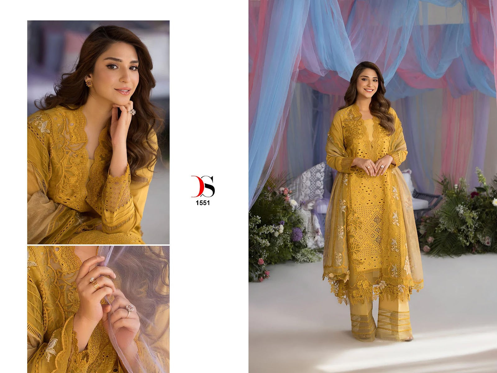 Sobia Nazir 4 Luxury Lawn Deepsy Cotton Pakistani Patch Work Suits Supplier