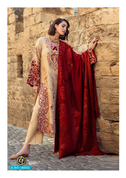 Sobia Nazir Luxury 18 Keval Fab Cotton Lawn Karachi Readymade Suits Wholesale Rate