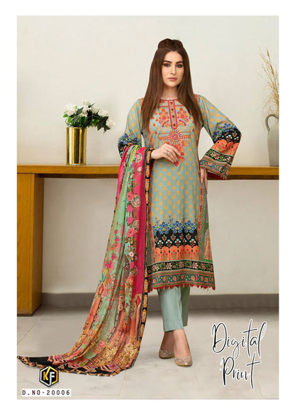 Sobia Nazir Luxury 20 Keval Fab Cotton Karachi Readymade Suits Manufacturer Gujarat