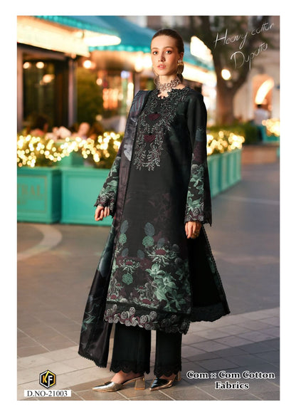 Sobia Nazir Luxury 21 Keval Fab Cotton Karachi Salwar Suits Exporter