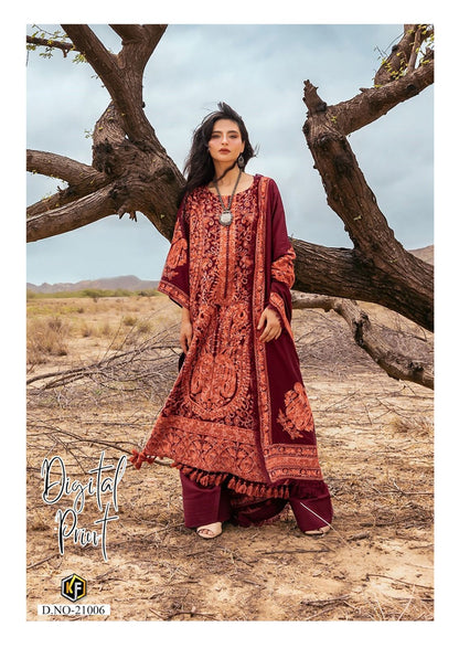 Sobia Nazir Luxury 21 Keval Fab Cotton Karachi Salwar Suits Exporter