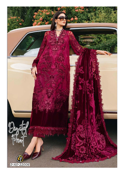 Sobia Nazir Luxury 22 Keval Fab Cotton Karachi Salwar Suits Supplier India