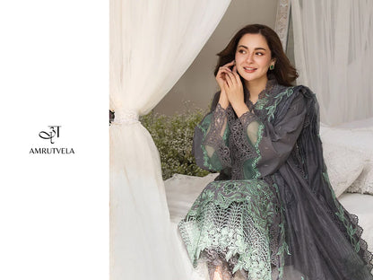 Sobia Nazir Luxury Lawn 1 Amrutvela Cotton Pakistani Patch Work Suits Manufacturer India
