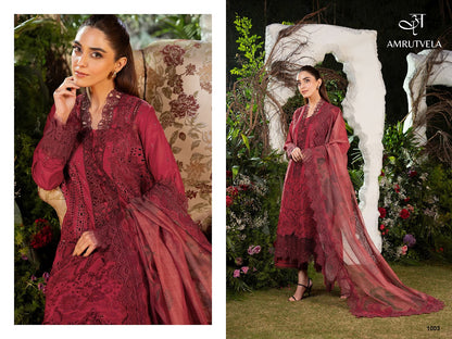 Sobia Nazir Luxury Lawn 1 Amrutvela Cotton Pakistani Patch Work Suits Manufacturer India