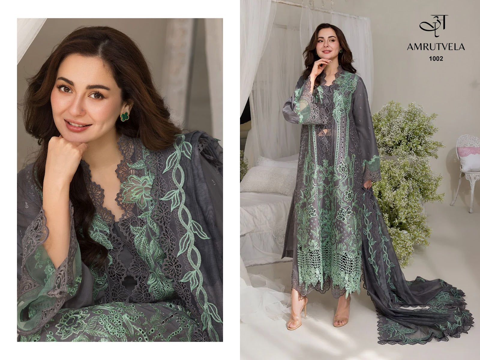 Sobia Nazir Luxury Lawn 1 Amrutvela Cotton Pakistani Patch Work Suits Manufacturer India